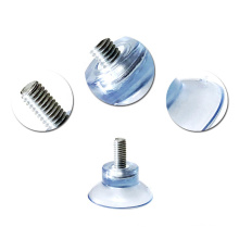 Clear 50mm Adhesive Suction Cup with Screw